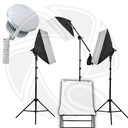 Studio Fill Light Soft Box 50x70cm 3Kit &amp; Still life Table /YC-RGXMM1-LK5