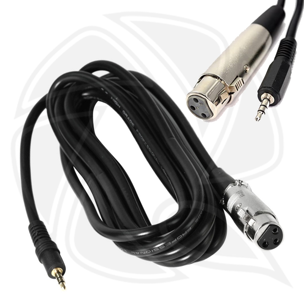 Stereo Jack to XLR MICROPHONE CABLE 3.5mm -5M 