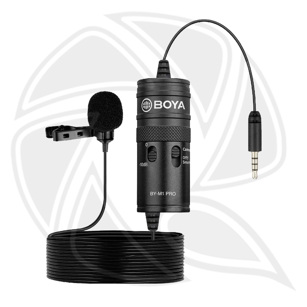 BOYA- BY- M1 PRO - Omni Lavalier Mic for Smartphones and Cameras (TRRS)