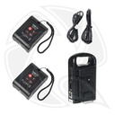  BZ-2C-MINI99 2pcs mini lightwheight  battery (with 2 D-tap ,1USB 5v, charger Convert)
