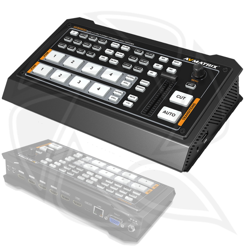 AVMATRIX MICRO 4 CHANNEL HDMI LIVE STREAMING VIDEO SWITCHER-HVS0402U