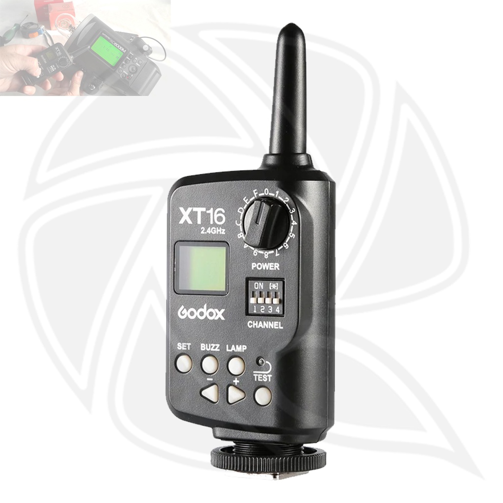 GODOX XT-16 WIRELESS 2.4G REMOTE CONTROL FLASH TRIGGER