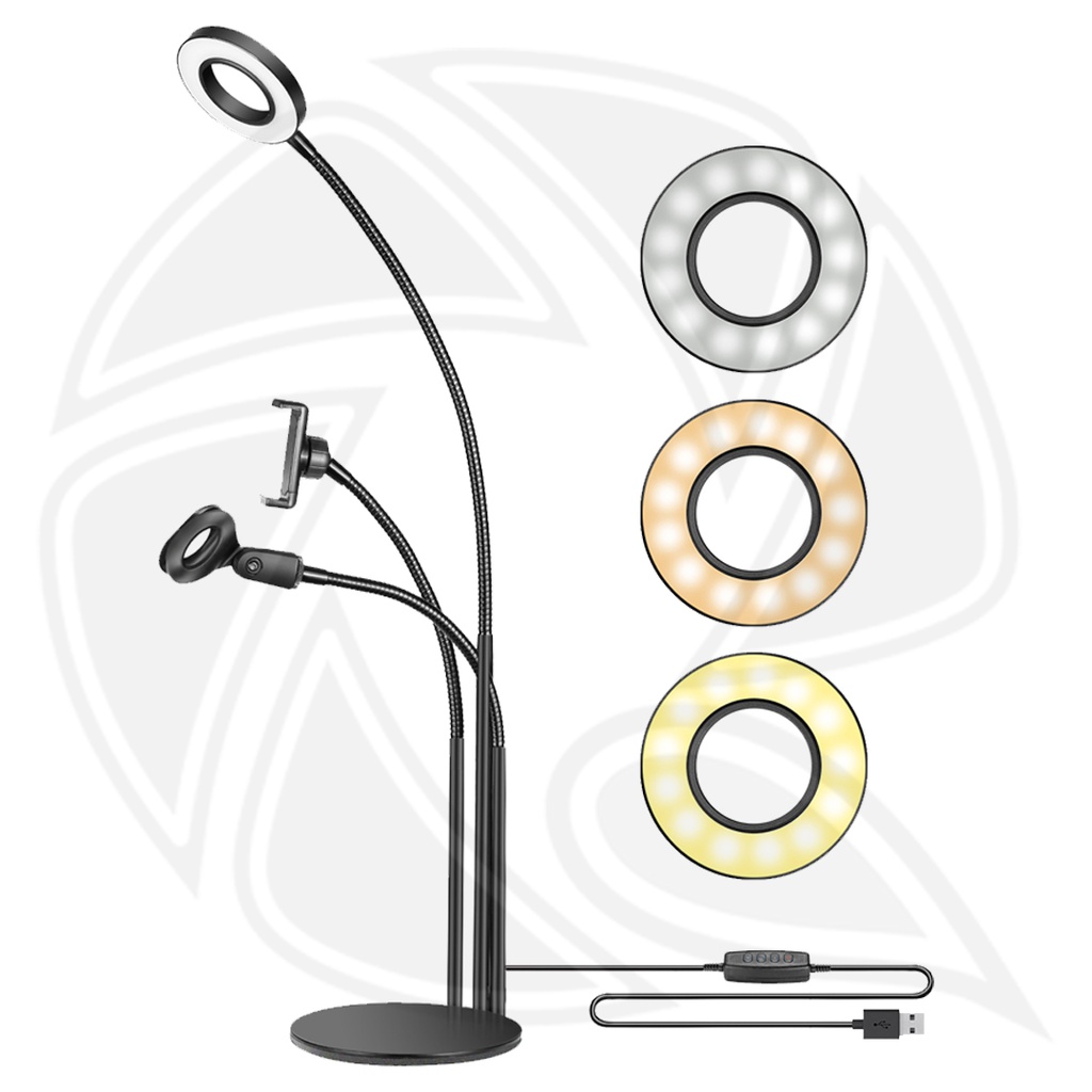 Professional Live Stream (RingLight , Mobile Base , Mic Base) - larg