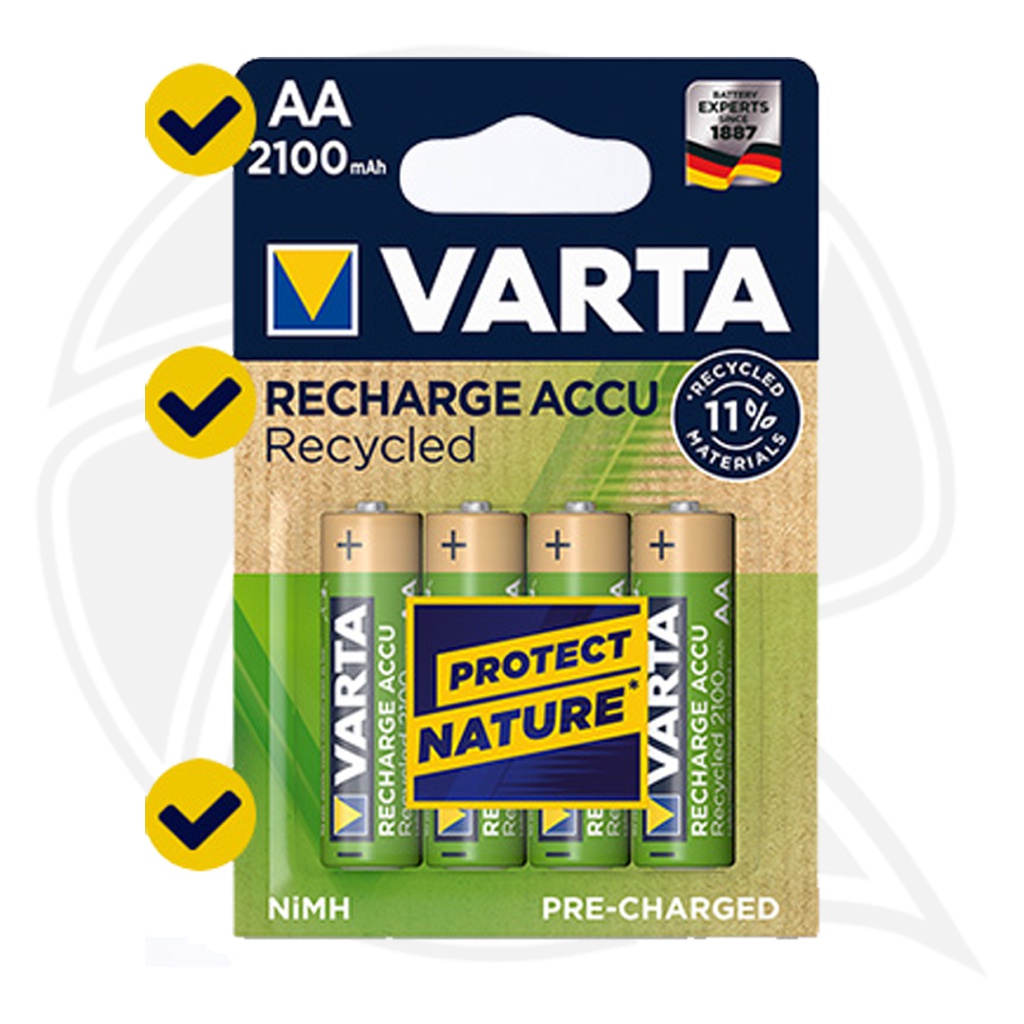 VARTA AA BATTERY (RECHARGE) ACCUS