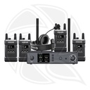 HOLLYLAND MARS T1000 Full-Duplex Intercom System with Four Beltpack Transceivers (up to 300m)