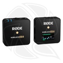 RODE Wireless GO II Single Compact Digital Wireless Microphone System/Recorder (2.4 GHz, Black) (Neck mic. Wireless)