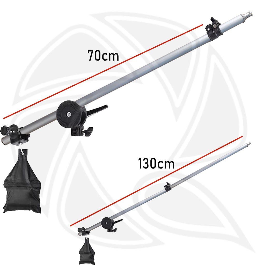 LIFE OF PHOTO Camera Cross Arm Telescopic Boom Arm Studio Photo Stand Top Light Support 