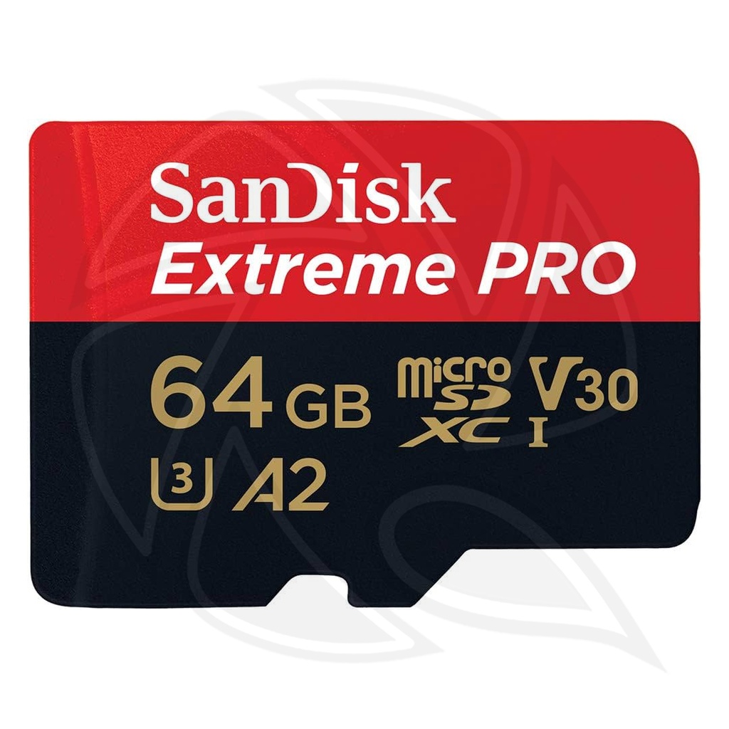 SANDISK 64GB 200MB/S Extreme PRO Micro SDXC UHS-I with adapter