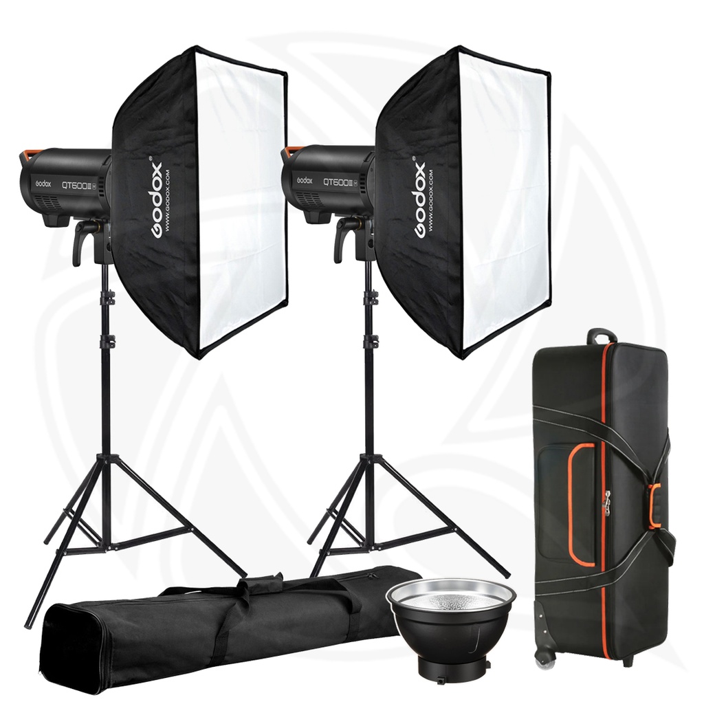 GODOX QT600IIIM-E Quicker Studio Flash 2KIT