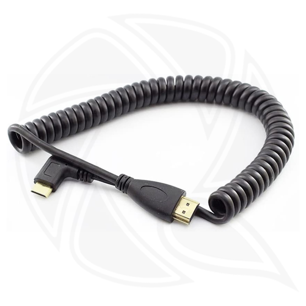 HDMI-MINI SPRING CABLE 0.5M 