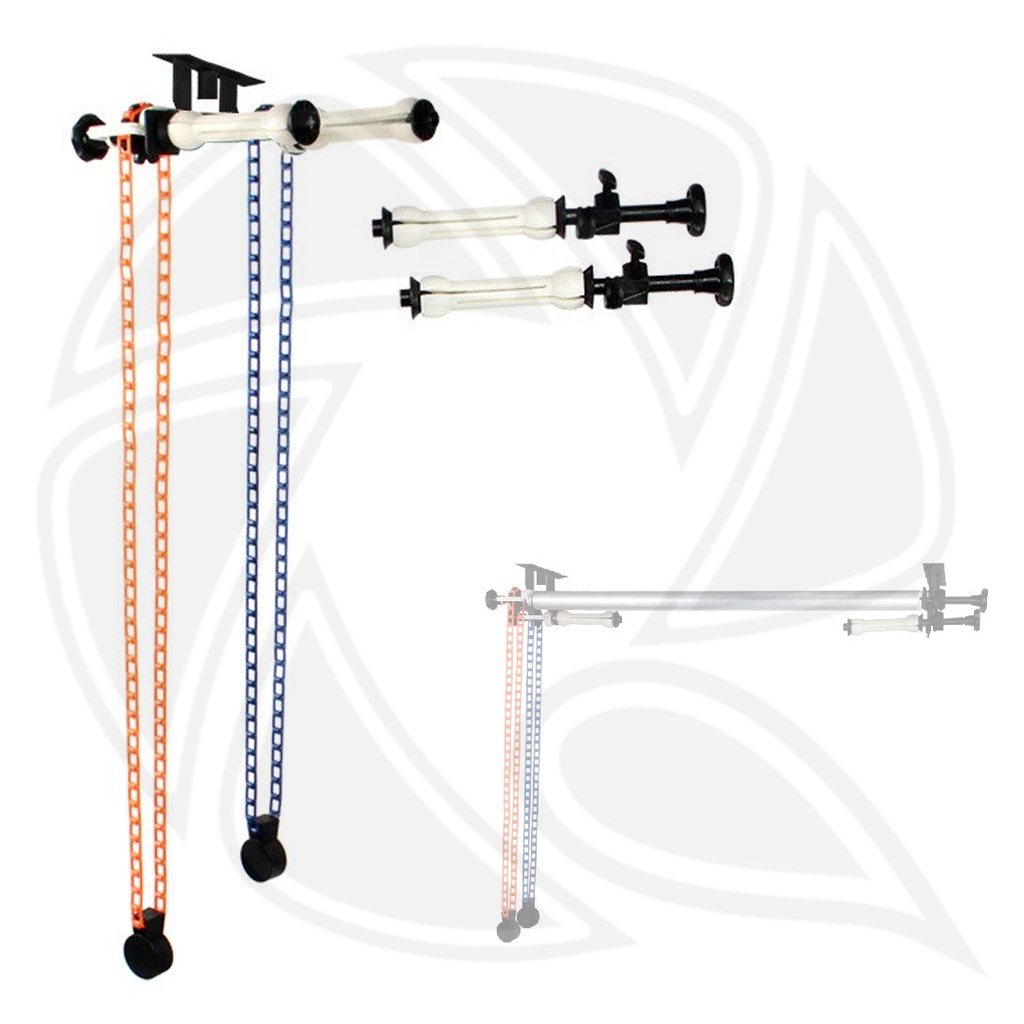 NG-2W MANUAL ROLL SYSTEM 2-AXLE with hook &amp; Roll Tube KIT 