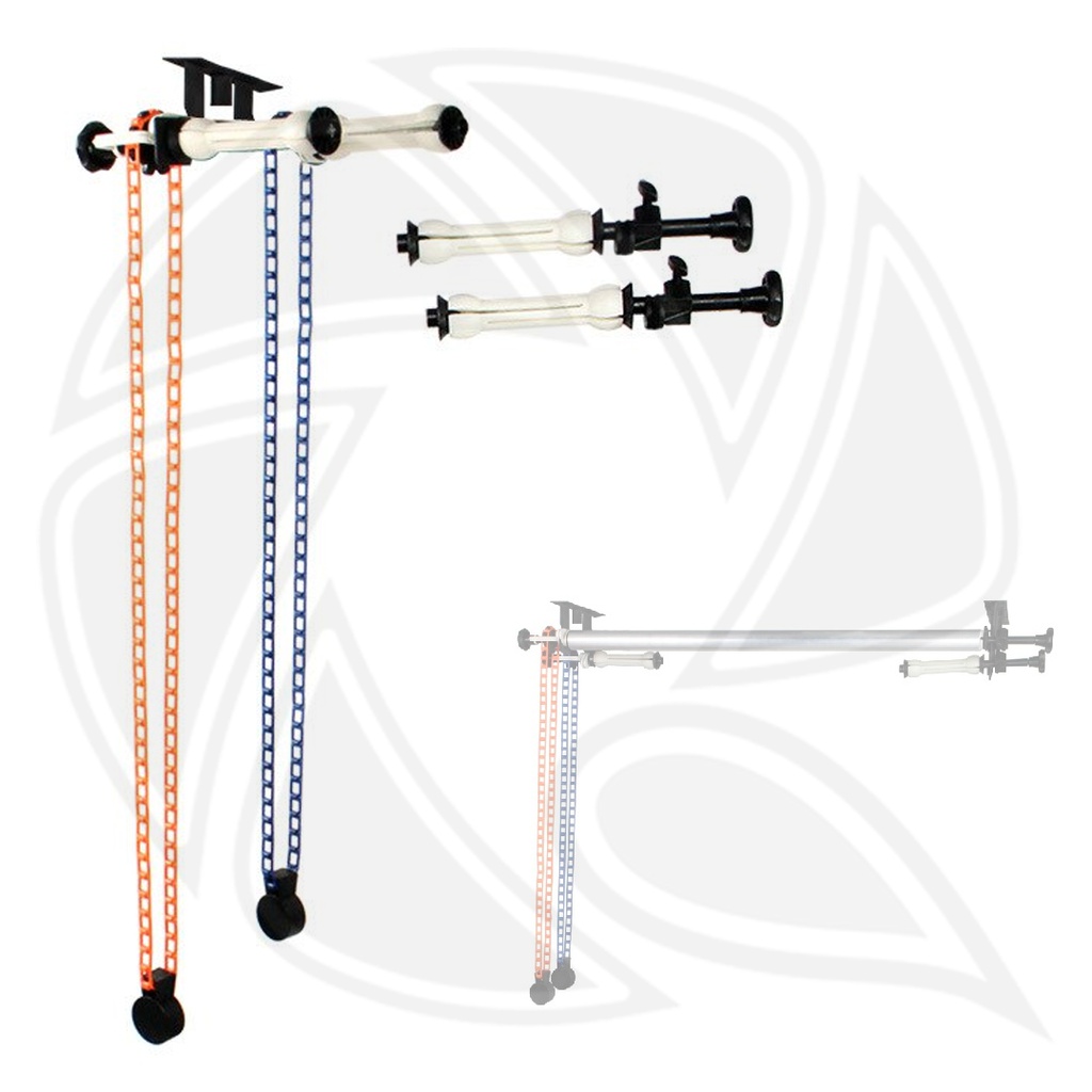 NG-2W MANUAL ROLL SYSTEM 2-AXLE with hook &amp; Roll Tube KIT