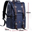 KF13.087 Camera Backpack 20L Waterproof DSLR/SLR Camera Bag Fits 15.6" Laptop, Tripod, for Men/Women Outdoor Photography / Hiking / Travel - Backpack 20L Urban Wander 45x30x18cm