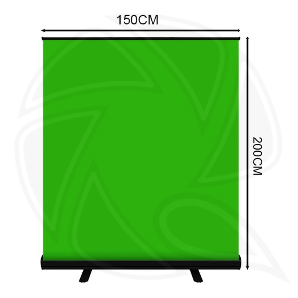 GB2 ROLL UP GREEN SCREN 150X200cm