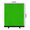 GB2 ROLL UP GREEN SCREN 150X200cm