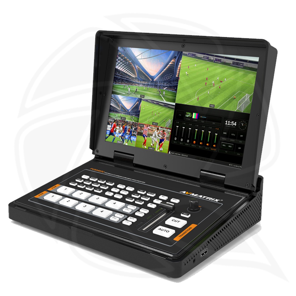 AVMATRIX Portable 25cm 4-CH SDI&amp;HDMI Video Switcher - PVS0403U