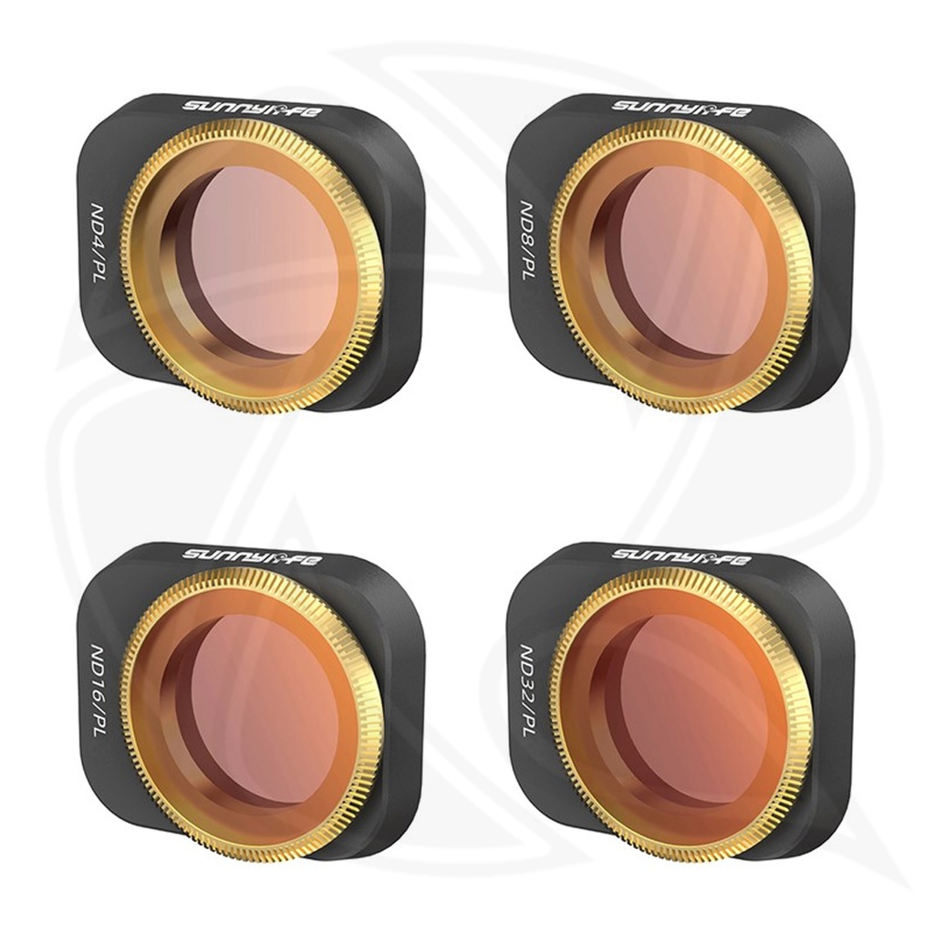 SUNNYLIFE MM3-FI416 For DJI Mini 3 Pro 4Pcs/Set ND/PL Filter Adjustable ND4/PL+ND8/PL+ND16/PL+ND32/PL Optical Glass Camera Lens Filters