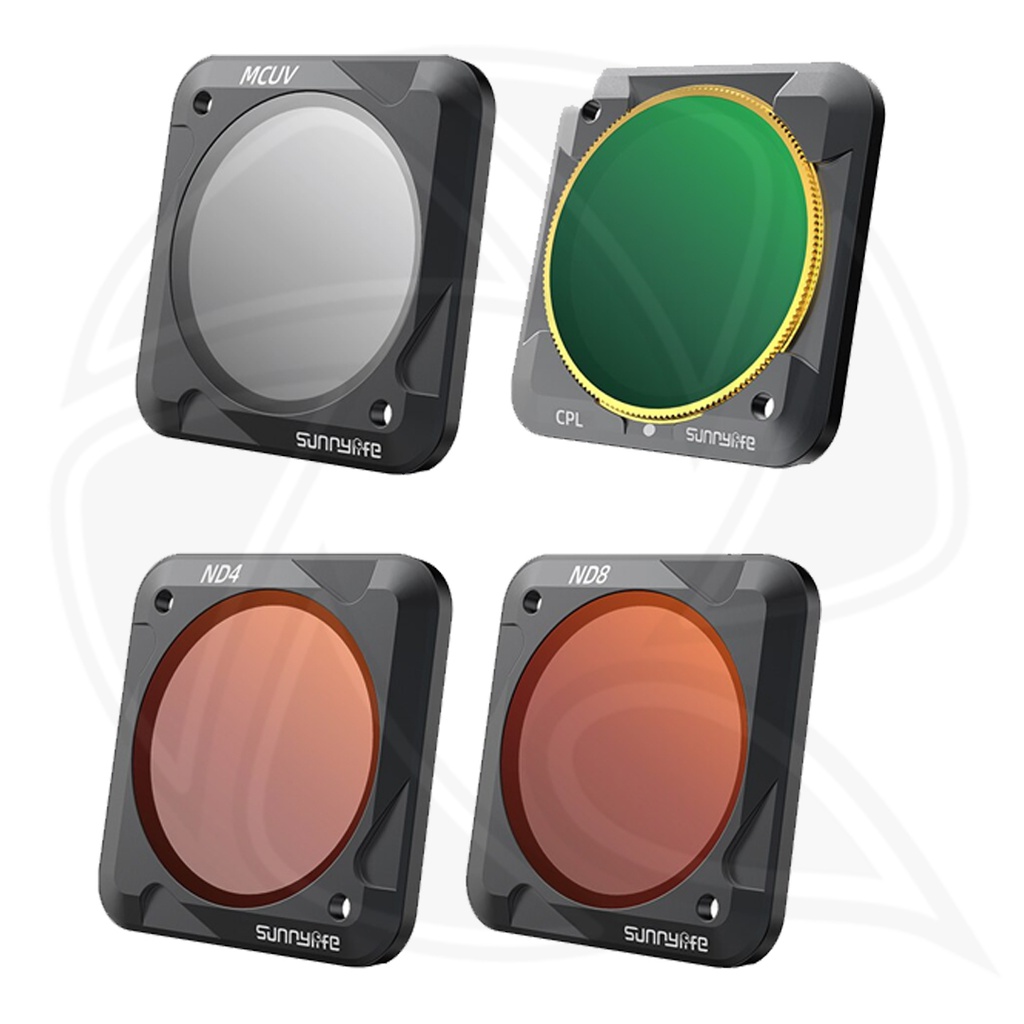 SUNNYLIFE OA2-FI99 Lens Filter MCUV,CPL,ND4,ND8 for Action 2