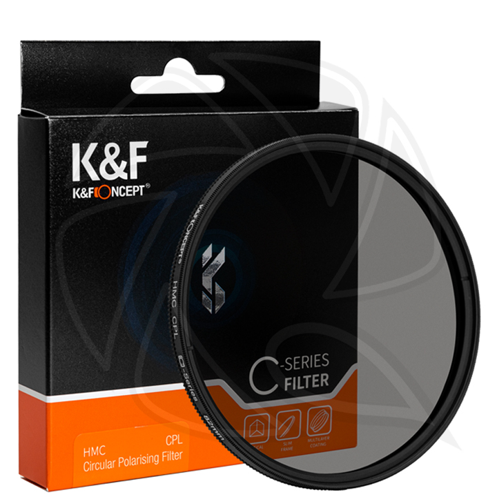 K&amp;F CPL Filter Slim Blue Multi-Coated Japan Option  62mm