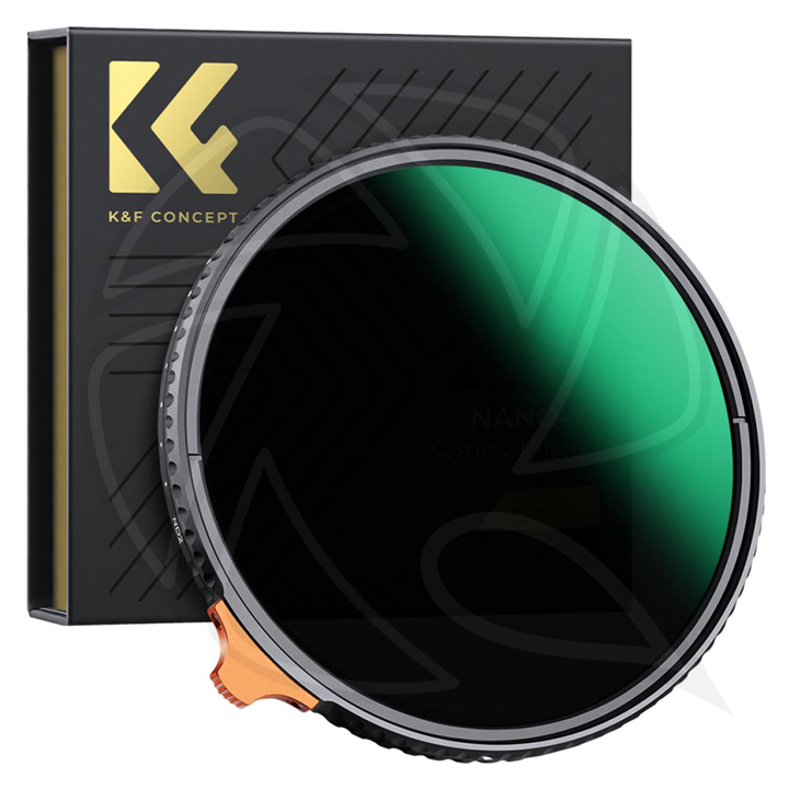 K&amp;F Nano X ND2-ND400, Slim ,HD, waterproof anti-scratch anti reflection green coated 77mm