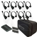 HOLLYLAND Solidcom C1-8S Full-Duplex Wireless DECT Intercom System with 8 Headsets