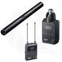 QPS-GODOX Multipattern Shotgun Microphone with On XLR Transmitter &amp; RX1 / Wireless Receiver