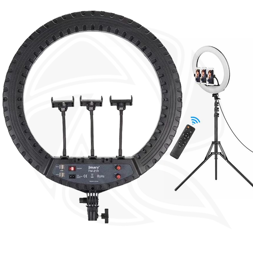 JMARY- FM-21R RING LIGHT Bi-color (52cm) with Stand