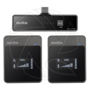 GODOX MoveLink UC2 Compact 2-Person Digital Wireless Microphone System with USB Type-C (2.4 GHz) (Neck mic. Wireless)