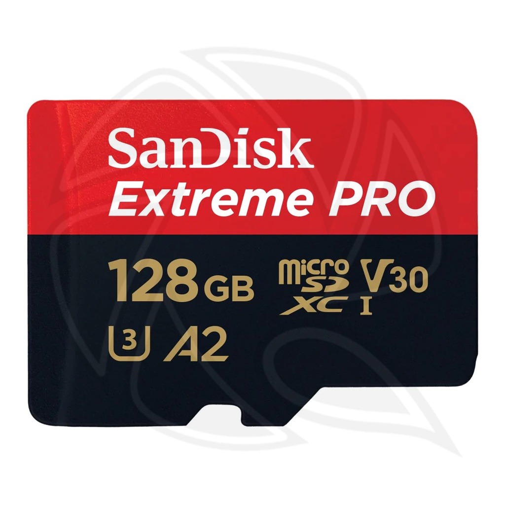 SANDISK EXTREME PRO 128GB 200MB/s  MICRO SDXC UHS-I CARD  (4k) with Adapter