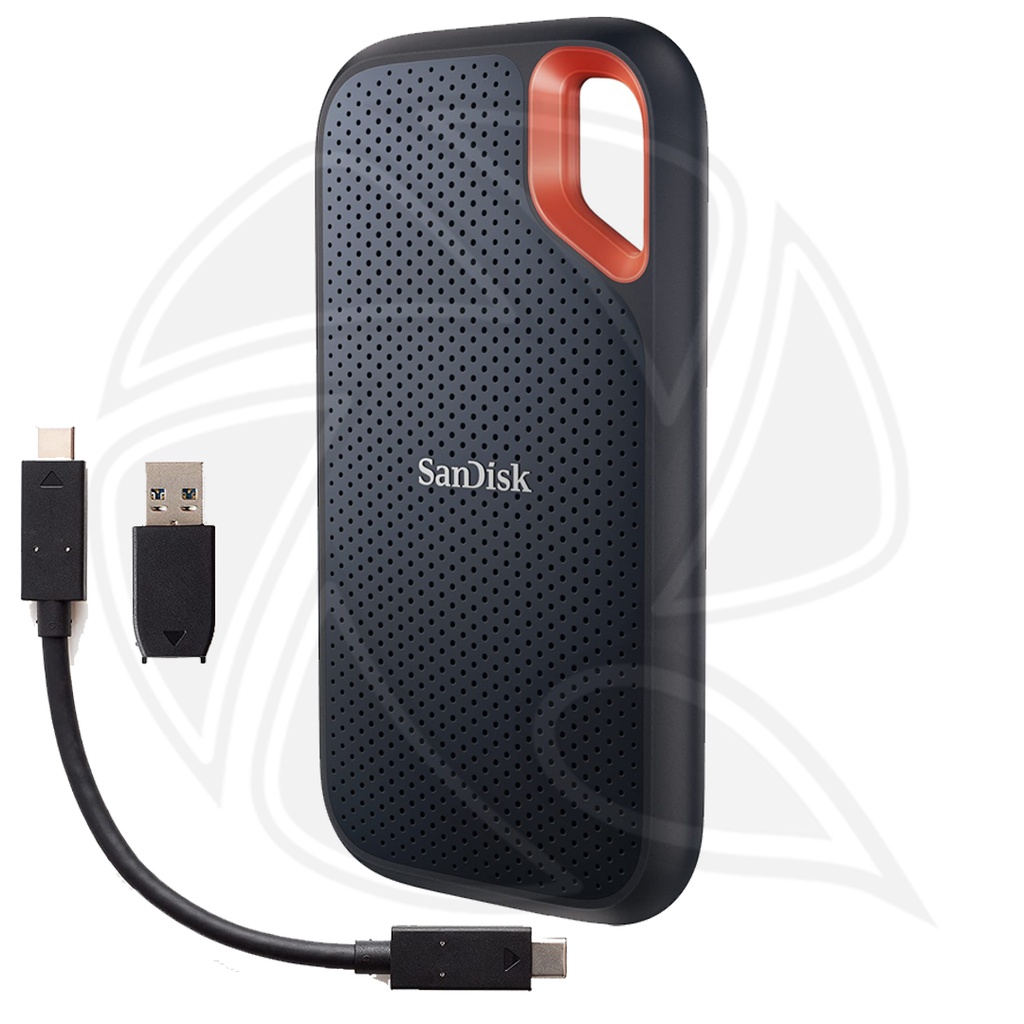 SANDISK  EXTREME PORTABLE SSD 2TB  1050MB/s - High Speed storage (SDSSDE61-2T00-G25)