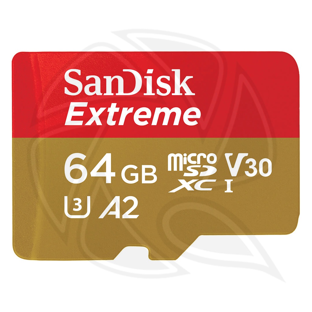 SANDISK  EXTREME 64GB 170MB/s MICRO SDXC  UHS-I CARD (4k)