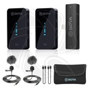 BOYA BY-XM6 S4 Ultracompact 2.4GHz Dual-Channel Wireless Microphone System for iOS Devices (2.4 GHz)  (Neck mic. Wireless)