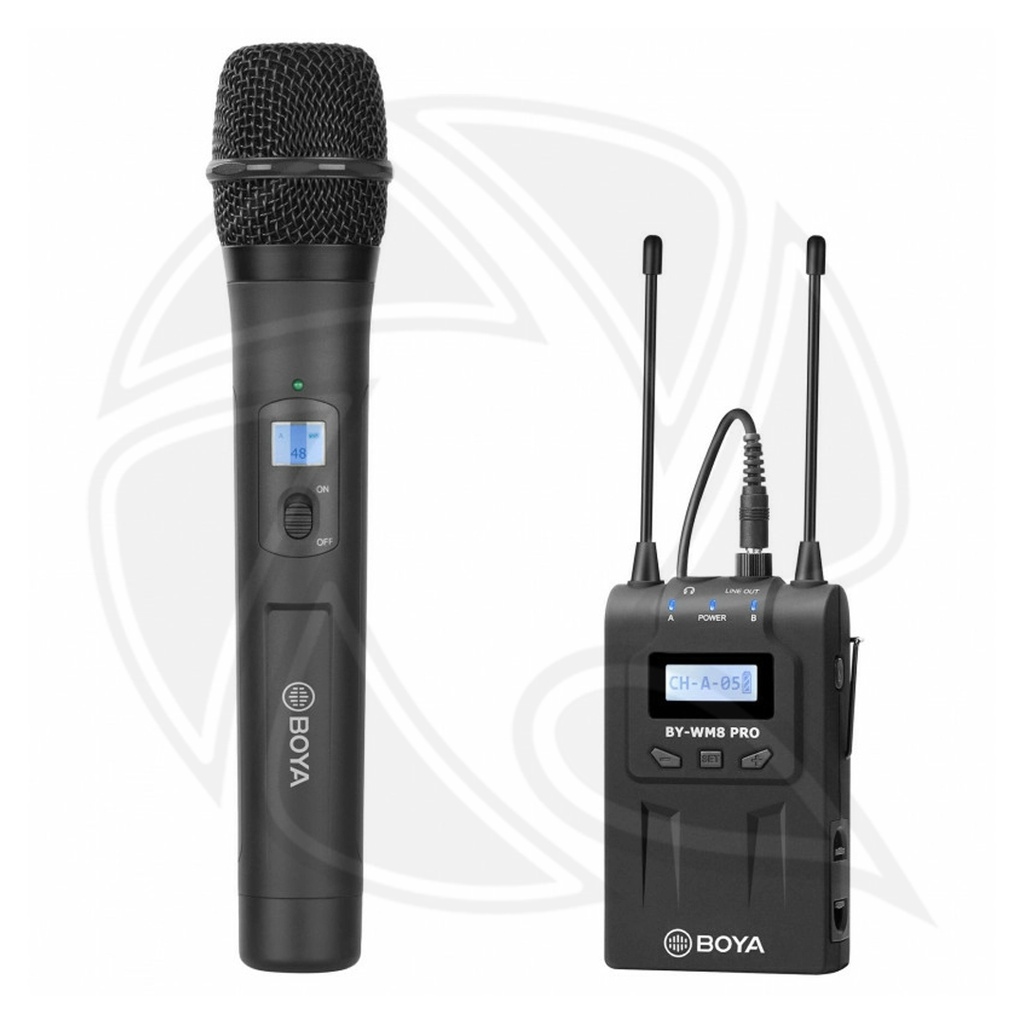 BOYA BY-WM8 PRO-K3 Camera-Mount Wireless Handheld Microphone System (568 to 599 MHz)