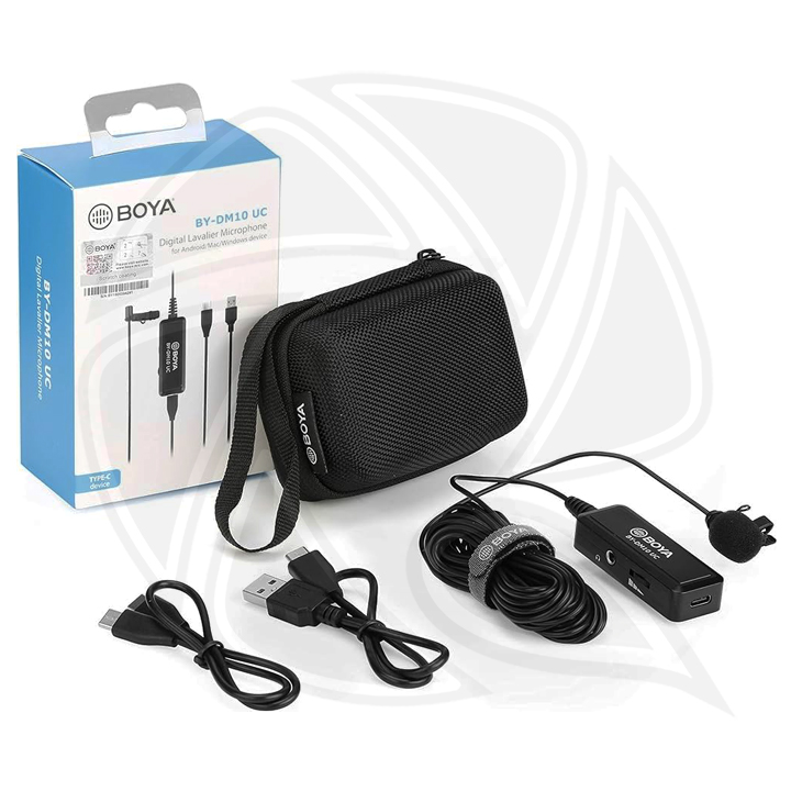 BOYA -BY-DM10 UC Digital Lavalier Microphone for Type-C Devices