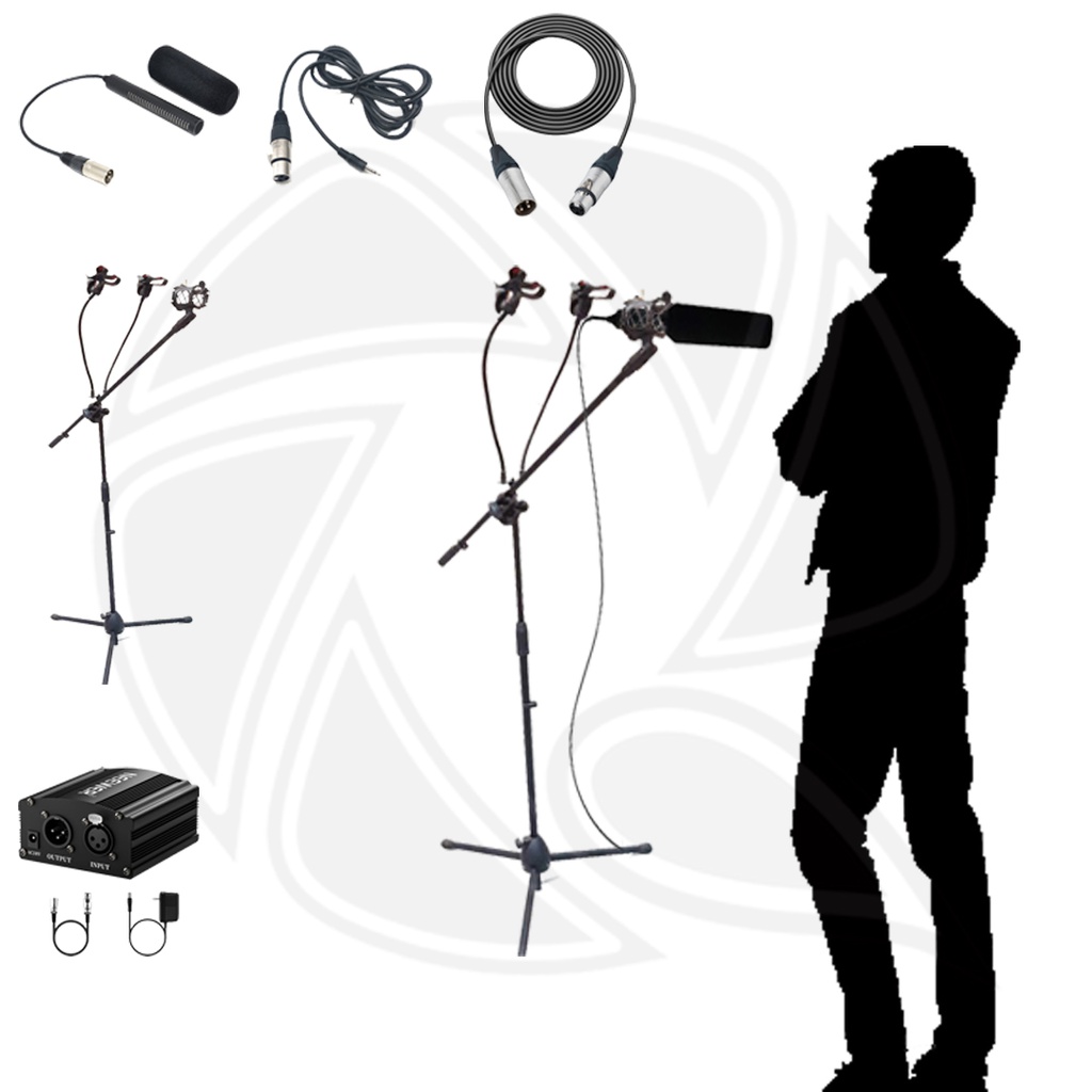 QPS-MICROPHONE SONY ECM-NV1-XLR KIT