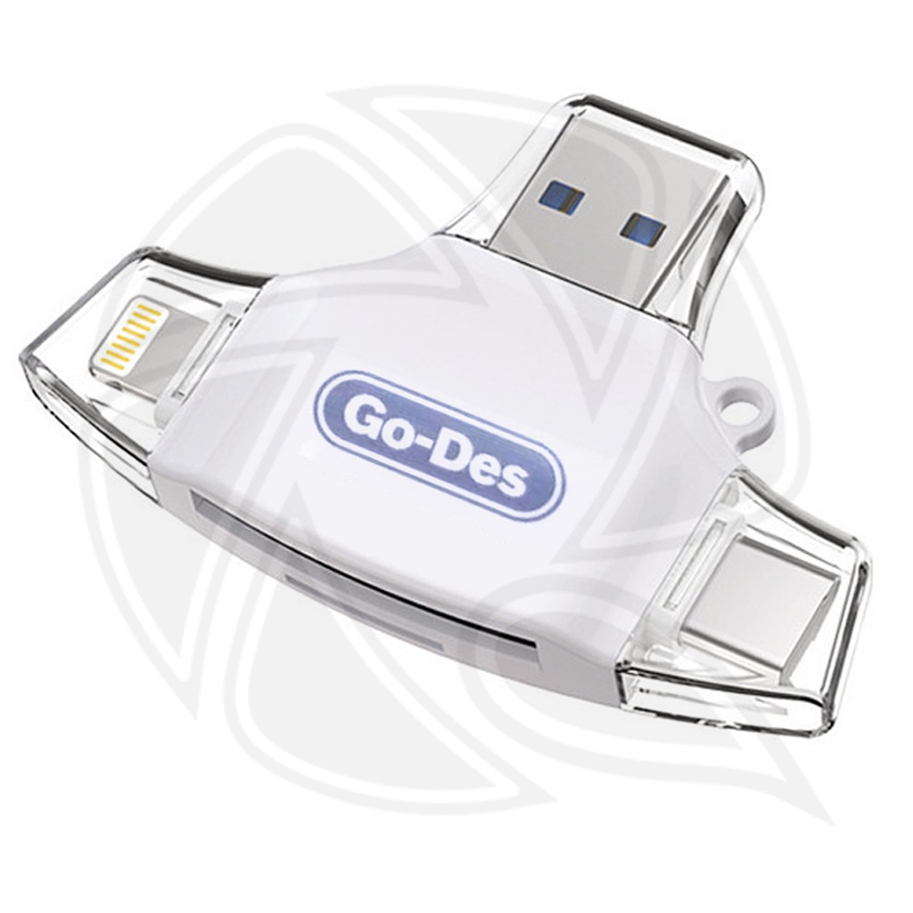 Go-Des 4in1 Mobile Phone Card Reader GD-DK103