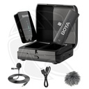 BOYA BY-XM6-K5 -Wireless Microphone Type-C  with Charging Case  (Neck mic. Wireless)