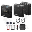 GODOX Virso S M2 2-Person Wireless Microphone System for Sony Cameras and Smartphones (2.4 GHz) (Neck mic. Wireless)