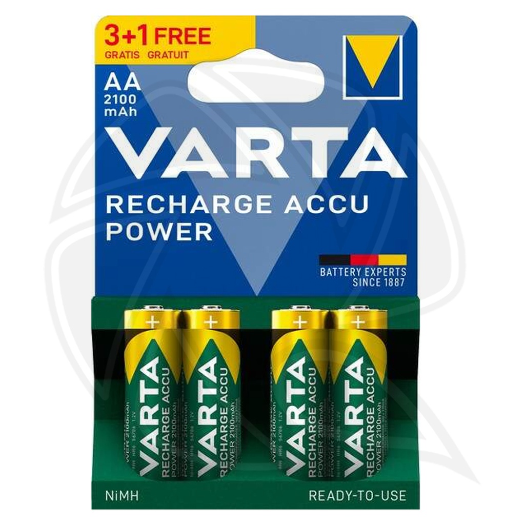 VARTA Recharge Accu Power 3+1 AA 2100mAh