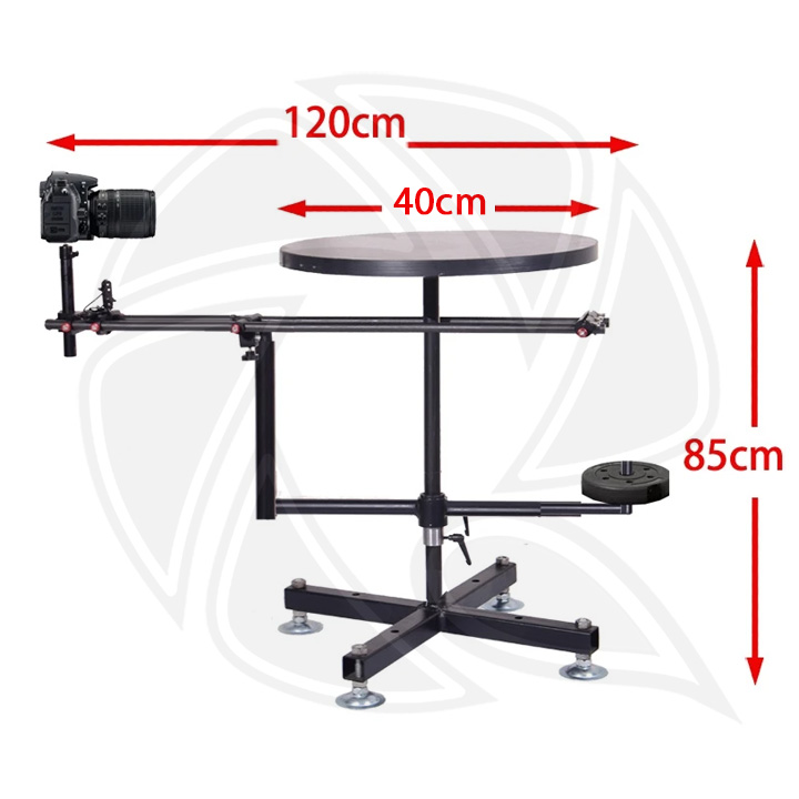 360 Photography Turntable/40cm Horizontal and Vertical Shooting Turntable