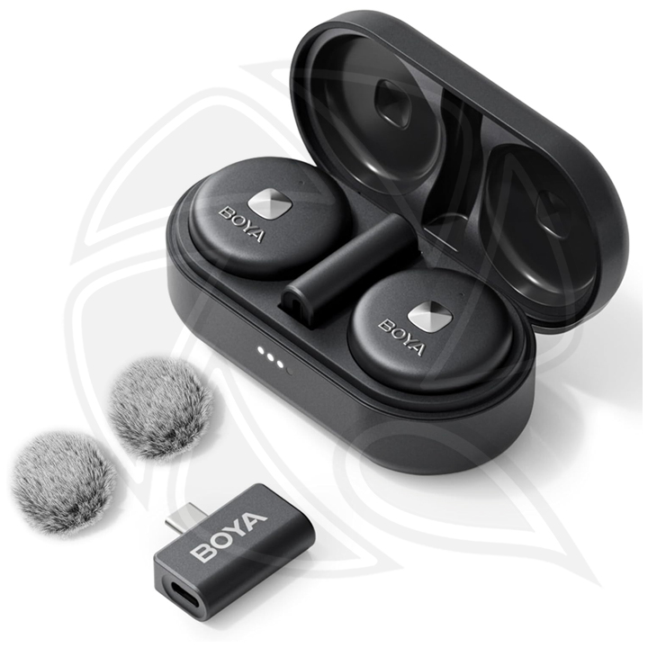 BOYA - Omic-U  2.4GHz Dual-Channel Wireless Microphone System Type-C  (Neck mic. Wireless)