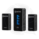 BOYA BY-XM6-S2 Mini Digital Camera-Mount True-Wireless 2-Person Microphone System (2.4 GHz) (Neck mic. Wireless)