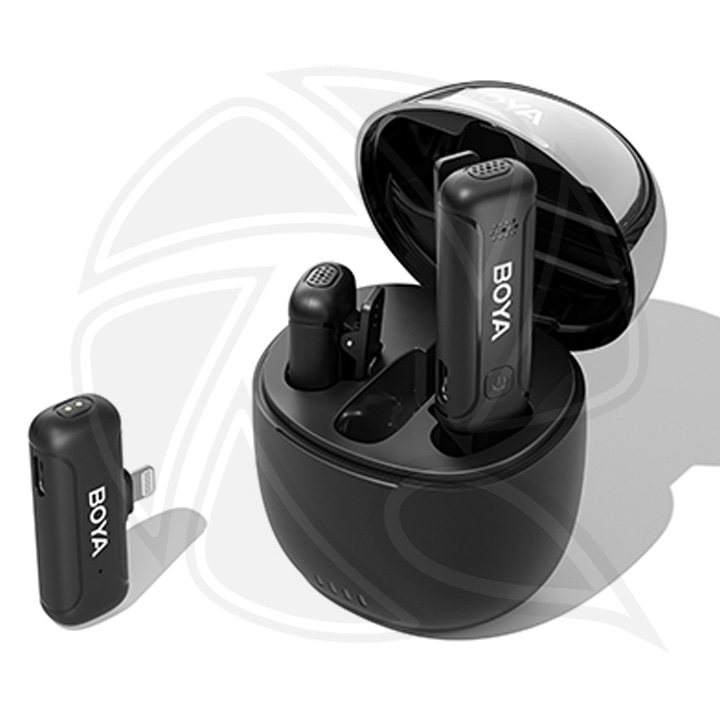 BOYA - BY-WM3T-D2  Dual Wireless Microphone for iOS Mobile (Neck mic. Wireless)