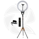 JMARY FM12R 30cm RING LIGHT Bi-color with STAND