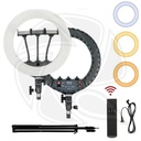 QPS-JMARY FM14R 35cm Bi-color 36w RING LIGHT with STAND