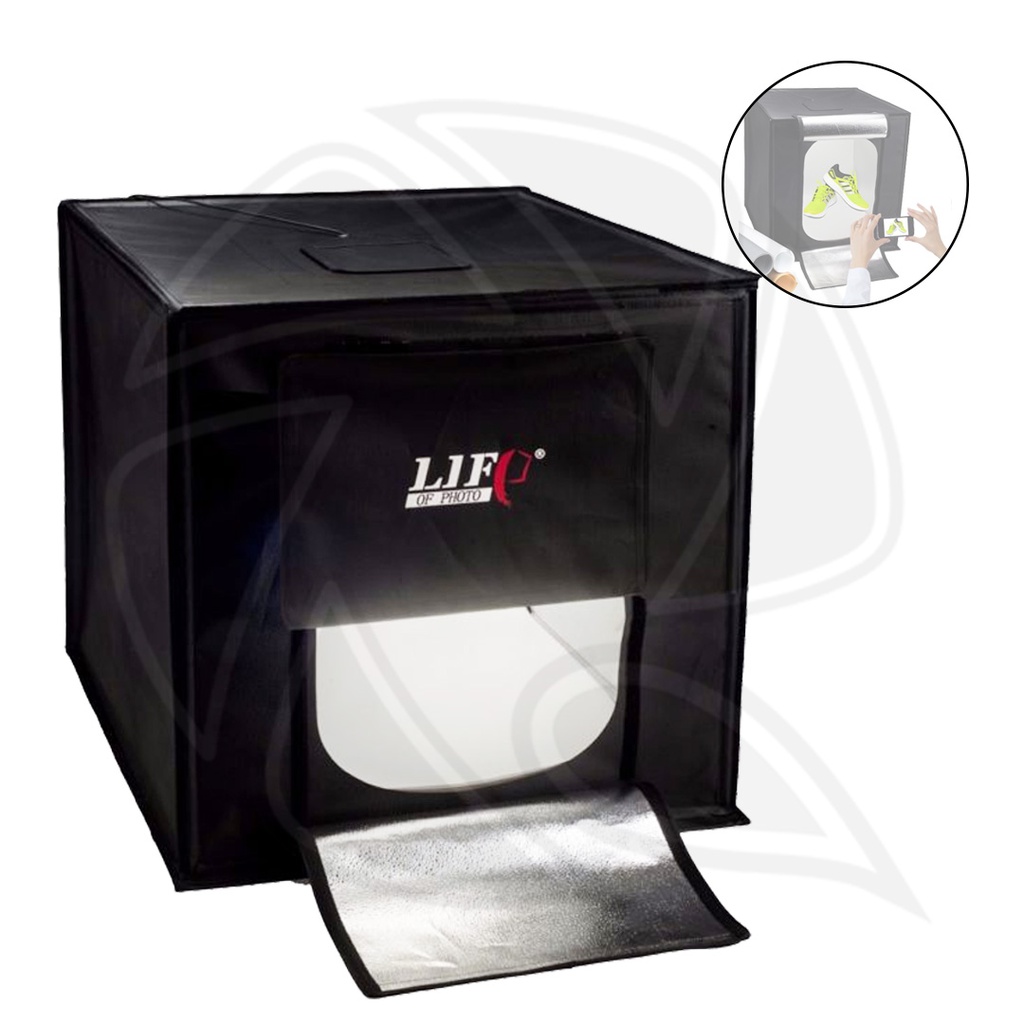 LIFE OF PHOTO LED440II PHOTO BOX (2colors) 40x40cm kit