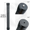 ULANZI  DH10 Gimbal Extension Pole Carbon Fiber  for DJI Ronin S OSMO Mobile  ZHIYUN Crane 2 V2 Stabilizer DSLR Camera (1275)