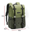 KF13.087AV2 Camera Backpack Camera Bags for Photographers Large Capacity Camera Case with Raincover 15-15.6 Inch Laptop Compartment - Backpack 20L Urban Wander45x30x20cm