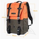 KF13.087AV1 Beta Backpack 20L Camera Backpack, Lightweight  with Rain Cover for 15.6 Inch Laptop, DSLR Cameras (Orange)