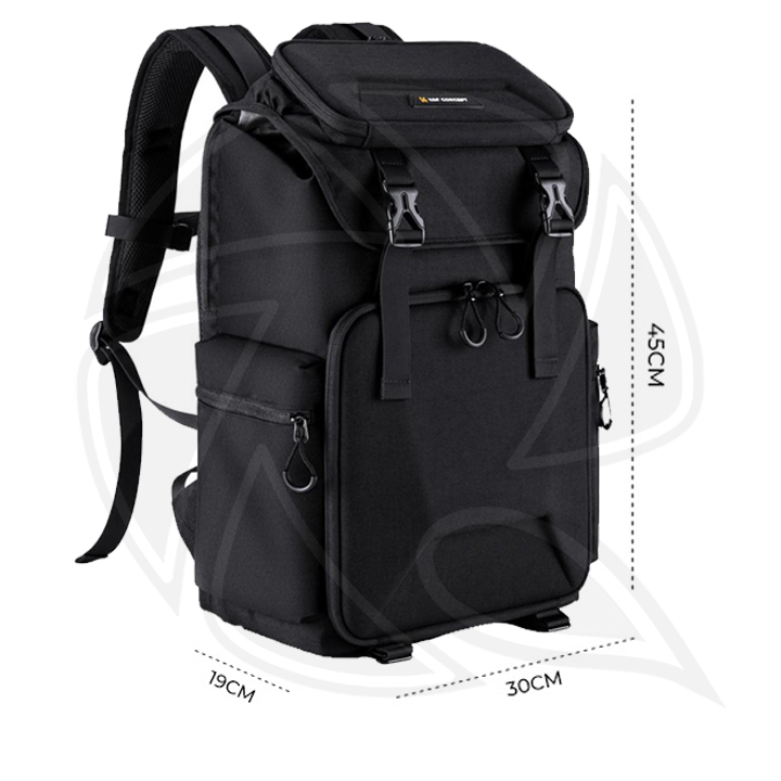 KF13.098V2 Camera Backpack Bag 25L  with 15.6&quot; Laptop Compartment for DSLR/SLR Mirrorless Camera Black